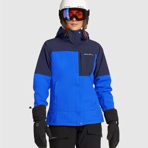 Eddie Bauer Women's Chair Six Waterproof Ski Shell Jacket Size Small NWOT